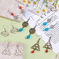 Набор для изготовления сережек в виде матросского узла своими руками DIY-SZ0009-68