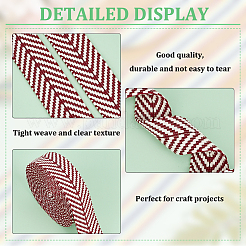 5 ярд жаккардовой ленты со стрелками из поликоттона OCOR-WH0078-173A