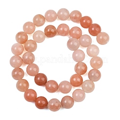 Hilos de cuentas de jade rosa natural teñidas&nbsp;GG-CBAD029-A12-10mm