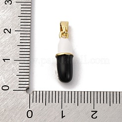 Латунь эмаль подвески&nbsp;KK-Q098-40G-C