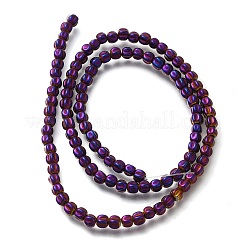 Гальванические нити из синтетических немагнитных гематитовых бусин G-C154-A01-01F