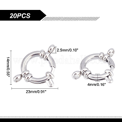 10 шт. пружинные кольцевые застежки из нержавеющей стали 304 STAS-UN0033-60