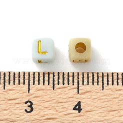 Непрозрачные акриловые бусины&nbsp;OACR-Z027-01B