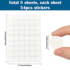 5 лист бумаги самоклеящиеся заглушки для отверстий под винты наклейки&nbsp;DIY-SP0006-20
