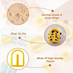 18 шт. 18 пластиковых формочки для глины DIY-FW0001-21