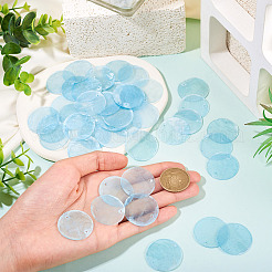 50 шт. окрашенные натуральные подвески-соединители из ракушек Capiz&nbsp;BSHE-TA0001-20D