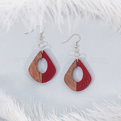 Подвески из смолы и дерева&nbsp;RESI-OL0001-01