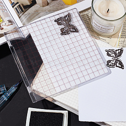 Herramienta de estampado acrílico diy&nbsp;AJEW-PH0017-56-WH