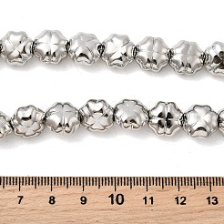 Стеклянные бусины с гальваническим покрытием  EGLA-F166-16P