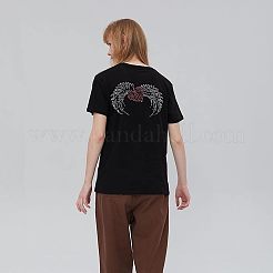 Сердце с блеском в виде крыльев DIY-WH0301-41