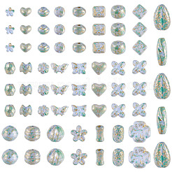 100 г непрозрачных акриловых бусин OACR-TA0003-75