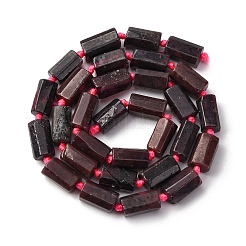 Гранат природный бисер нитей G-K245-I18-01