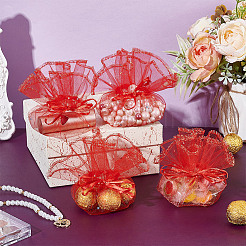 100 шт. мешочки из органзы&nbsp;ABAG-NB0002-12D