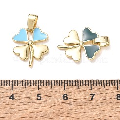 Laiton avec pendentifs en émail&nbsp;KK-CBAD872-17G
