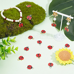 60шт 2 цвета сплава эмалевые подвески ENAM-HY0001-27