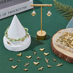 150шт 5 стильные бусины из сплава в тибетском стиле TIBEP-AR0001-21