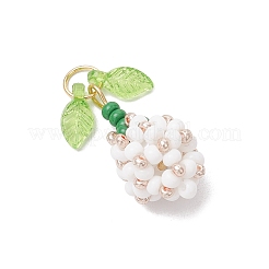 Подвески-бутоны из стеклянных бусинок&nbsp;PALLOY-MZ00759-04