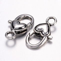 Тибетском стиле сплава сердце когтя омара застежками X-LF013Y