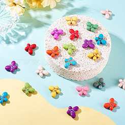 35 шт. синтетические бирюзовые подвески-бабочки&nbsp;PALLOY-TAC0120