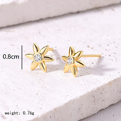 Элегантные цветочные серьги для женщин VV4671-4