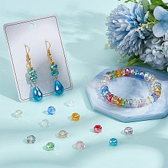 240 pièces 12 couleurs galvanoplastie perles de verre&nbsp;FIND-SC0023-82