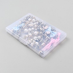 Пряжки для обуви из сплава и пластика&nbsp;AJEW-WH20033-055GP-A