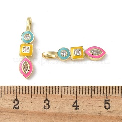 Латунные микро проложить кубического циркония подвески KK-P290-46G