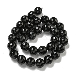 Граненые нити натуральных бус из агата с полосками&nbsp;G-F447-12mm-O09