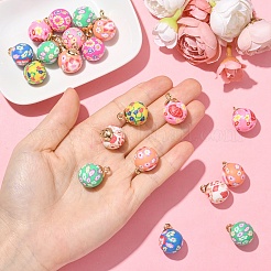 Кулоны из полимерной глины ручной работы 20шт.&nbsp;CLAY-YW0002-55