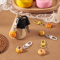 8 pièces 8 styles de pendentifs alimentaires imitation résine opaque&nbsp;AJEW-TADJ0001-26