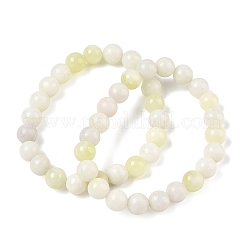 Bracelets extensibles ronds en jade naturel&nbsp;GG-CBA12F1-02A-13