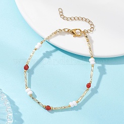 4 шт. браслеты из стеклянных бусин для женщин BJEW-MZ00261