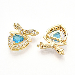 Латунные микро проложить кубического циркония подвески&nbsp;KK-T070-61A