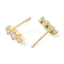 Серьги-гвоздики из циркония EJEW-R016-26G-14