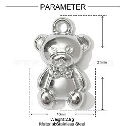 Подвески из нержавеющей стали 304&nbsp;STAS-OY001-17P