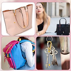 11 шт. 11 цвета нержавеющая сталь 201 с пластиковыми карабинами для скалолазания&nbsp;AJEW-GO0002-17