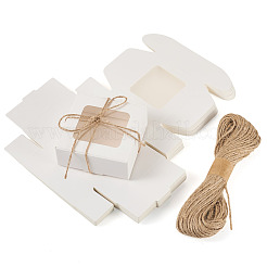 Складные бумажные почтовые коробки с окном CON-TA0001-32B