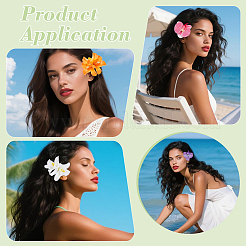 12 шт. 12 заколки для волос из полиэстера с кожей аллигатора&nbsp;PHAR-WR0001-05