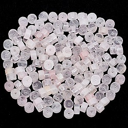 GOMAKERER 1 Strand Natural Rose Quartz Beads Strands, Flat Round/Disc, Heishi Beads, 4.3x2.5mm, Hole: 1mm, about 155pcs/strand, 14.90''(37.85cm)
