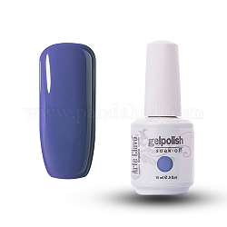 15ml Special Nail Gel, for Nail Art Stamping Print, Varnish Manicure Starter Kit, Slate Blue, Bottle: 34x80mm