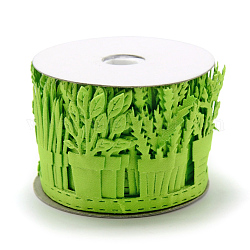 Rubans de polyester, culture en pot, pelouse verte, 1-5/8 pouce (40 mm), environ 2yards / rouleau (1.8288m / rouleau)