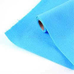 Feltro del ricamo del tessuto non tessuto per i mestieri diy, cielo blu profondo, 450x1.2~1.5mm, circa 1m/rotolo