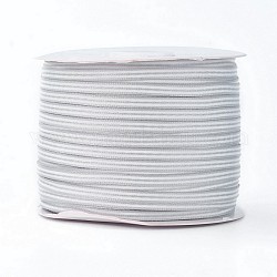 Nastro di nylon, motivo a strisce, per fare gioielli, argento, 3/16 pollice (5 mm), 200iarde / rotolo (182.88m / rotolo)