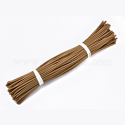 Round Nylon Cord Thread, with PVC Tube inside, Chocolate, 455~465x5mm