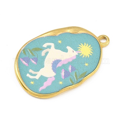 Подвески из нержавеющей стали 304 с печатью STAS-P419-13G-03-1