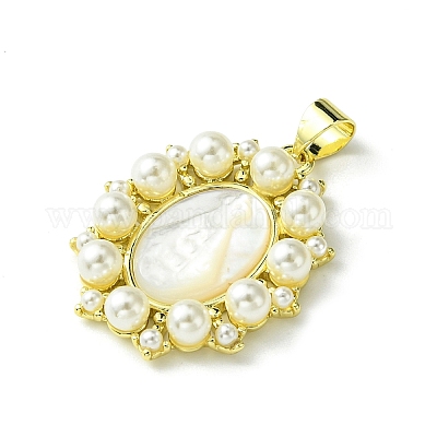 Кулоны из экологически чистой латуни KK-A204-02A-04G-1