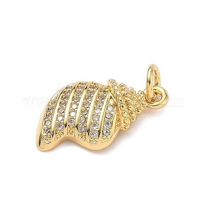 Латунные микро проложить кубического циркония подвески KK-D426-25C-G-1