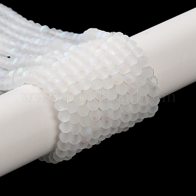 Прозрачные стеклянные бусины EGLA-A044-T1mm-MB19-1