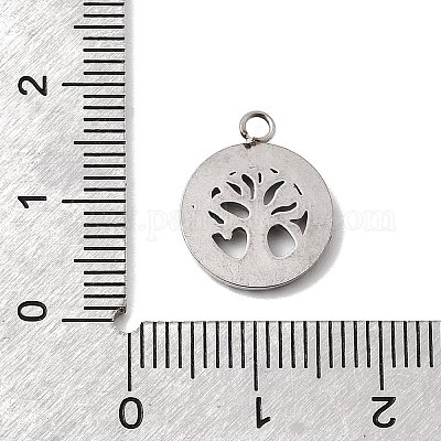 Подвески из нержавеющей стали 304 с микропаве из стразов STAS-G369-11P-1