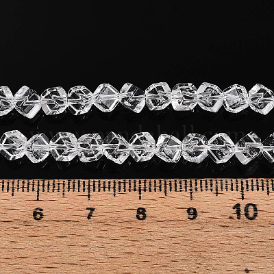 Природных кристаллов кварца бисер нитей G-N347-04-1